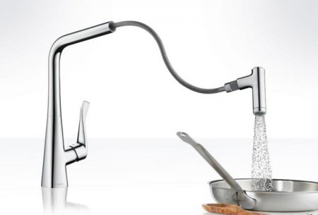 Смеситель для кухонной мойки Hansgrohe Metris Select 14884000 