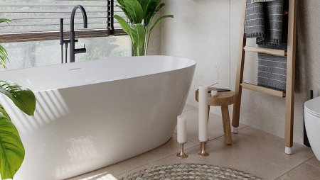 Ванна из искусственного камня Salini Sofia 170х80 102526M Белая матовая 