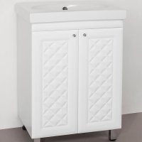 Тумба под раковину Style Line Канна 60 Люкс ЛС-00000726 Белый глянец Тумба под раковину Style Line Канна 60 Люкс ЛС-00000726 Белый глянец