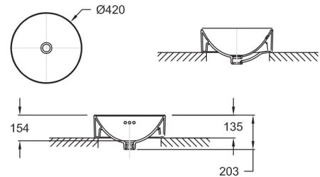 Рукомойник Jacob Delafon Vox E14800-0 белый 