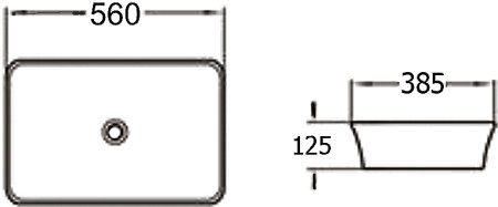 Раковина SantiLine SL-1009 