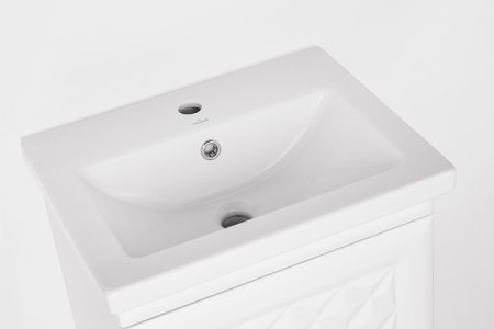 Тумба под раковину Style Line Канна 50 Люкс Белый глянец 