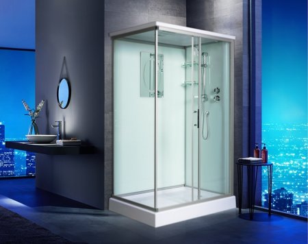 Душевая кабина WeltWasser WW500 Laine 1212 120x90 10000003275 профиль Хром стекло прозрачное 