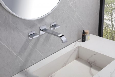 Смеситель для раковины Abber Wasserfall AF8612 Хром 