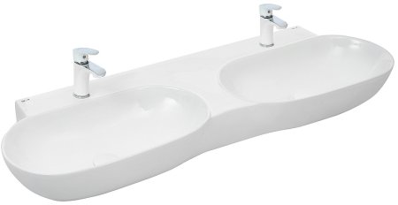 Раковина WeltWasser Elbach 2217 120 10000004588 двойная Белый глянец 