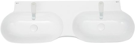 Раковина WeltWasser Elbach 2217 120 10000004588 двойная Белый глянец 
