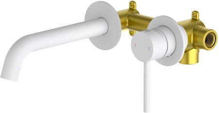 Смеситель для раковины TIMO Saona 2372/16SM, белый 