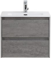 Тумба с раковиной BelBagno KRAFT 39-500/390-2C-SO-CG Cemento Grigio