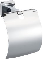 Держатель для туалетной бумаги с крышкой WONZON & WOGHAND, Хром (WW-6626)