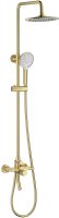 Душевая система WONZON & WOGHAND, Брашированное золото (WW-N3S962-BG)