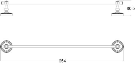 Полотенцедержатель Zorg Antic AZR 12 BR 