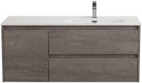 Тумба с раковиной BelBagno KRAFT-1200-2C-1A-SO-CG-R Cemento Grigio