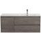 Тумба с раковиной BelBagno KRAFT-1200-2C-1A-SO-CG-R Cemento Grigio