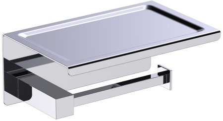 Держатель для туалетной бумаги с полочкой TIMO Selene 10044/00, хром 