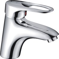 Смеситель однорычажный для раковины HAIBA HB1004 хром