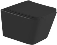 Унитаз  подвесной TIMO SOlI TK-303MB, черный