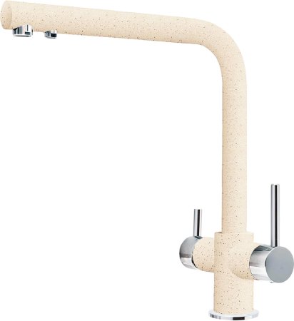 Смеситель для кухонной мойки Zorg Sanitary ZR 348 YF хром, песочный 