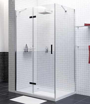 Душевой уголок WasserKRAFT Aller Black 10H06LB 120x80 см 