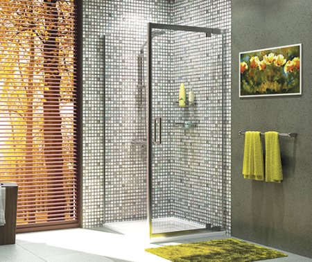 Душевой уголок WasserKRAFT Berkel 48P03 90x90 см с душевой стойкой и смесителем 