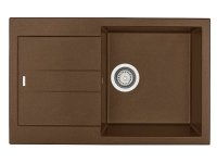 Мойка для кухни каменная Longran Amanda AMG 78x50 Марон
