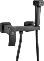 Гигиенический душ со смесителем Rose R1505H-1, черный