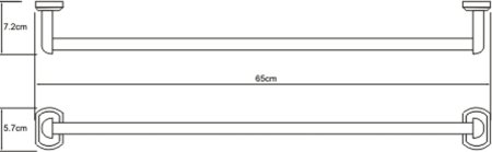 Полотенцедержатель WasserKRAFT Oder K-3030 