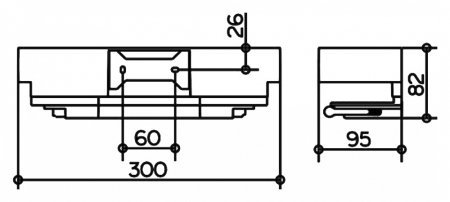 Полка Keuco Edition 11 11159 хром 
