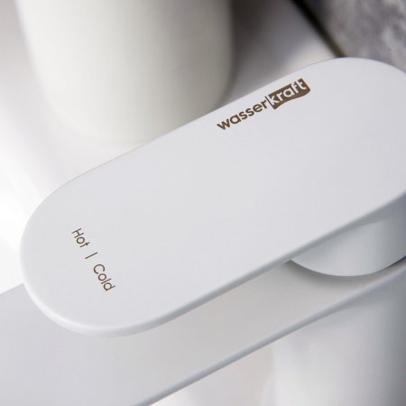 Смеситель WasserKRAFT Mindel 8503H для раковины, белый 