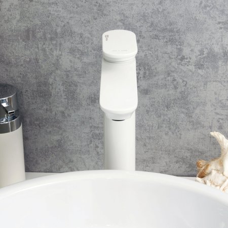 Смеситель WasserKRAFT Mindel 8503H для раковины, белый 