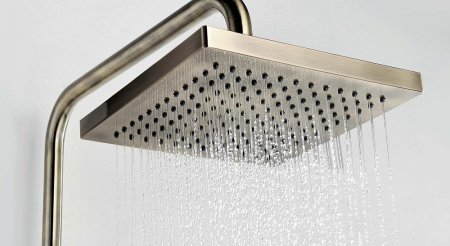 Душевая стойка WasserKRAFT A040 светлая бронза 