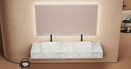 Раковина-чаша Abber Rechteck 51 AC2216 Белая 