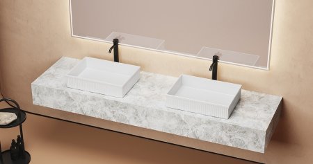 Раковина-чаша Abber Rechteck 51 AC2216 Белая 