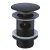 Донный клапан для раковины WasserKRAFT A080 черный Soft-touch 