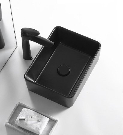 Раковина-чаша CeramaLux 36 6230MB Черная матовая 