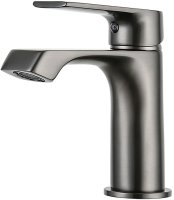 Смеситель для раковины Frap H71-9 F1071-9 Оружейная сталь