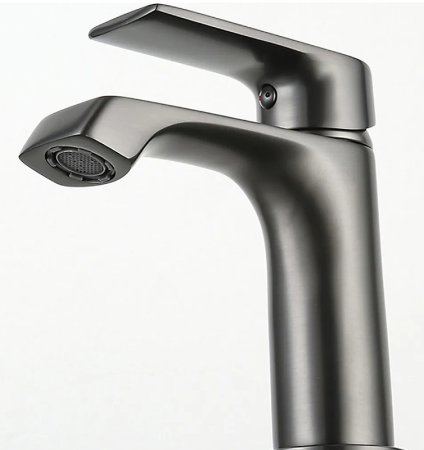 Смеситель для раковины Frap H71-9 F1071-9 Оружейная сталь 