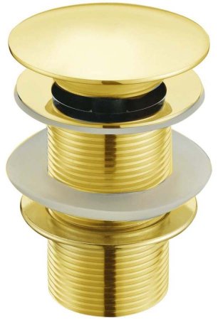 Донный клапан Boheme Imperiale 611 click-clack Золото 