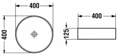 Раковина-чаша Vincea 40 VBS-5GL05 Золото 