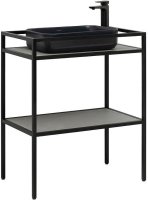 Консоль под раковину Allen Brau Liberty 75 1.33002.BB Черный браш