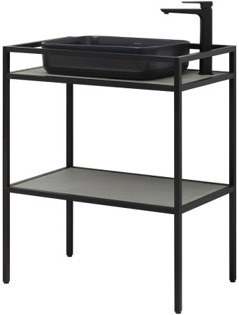 Консоль под раковину Allen Brau Liberty 75 1.33002.BB Черный браш 