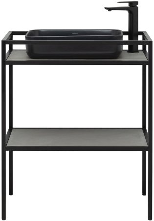 Консоль под раковину Allen Brau Liberty 75 1.33002.BB Черный браш 