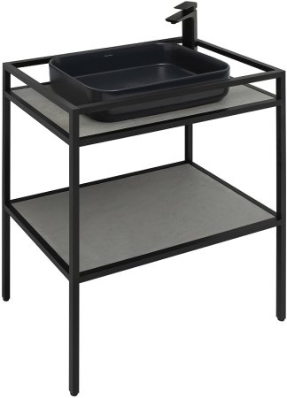 Консоль под раковину Allen Brau Liberty 75 1.33002.BB Черный браш 