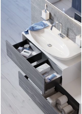 Тумба под раковину Aqwella 5 Stars Genesis 120 GEN0112MG подвесная Миллениум серый 