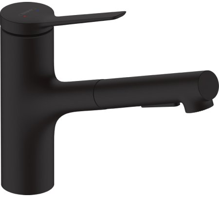 Смеситель для кухни Hansgrohe Zesis M33 74800670 Черный матовый 