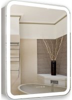 Зеркальный шкаф Creto Attento 60 18-840140A с подсветкой Белый