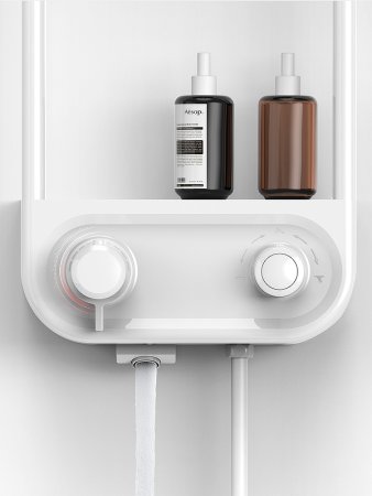 Душевая система AQUAme AQM8004W с термостатом Белая матовая 