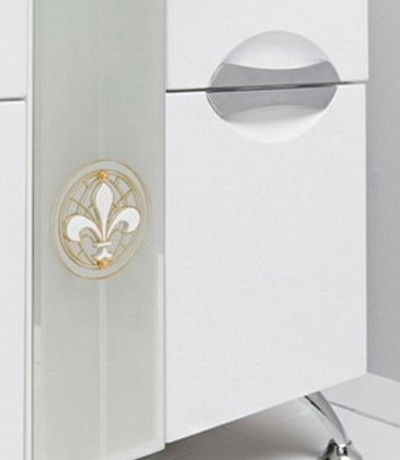 Тумба с раковиной Onika Флорена 105.13 белая 