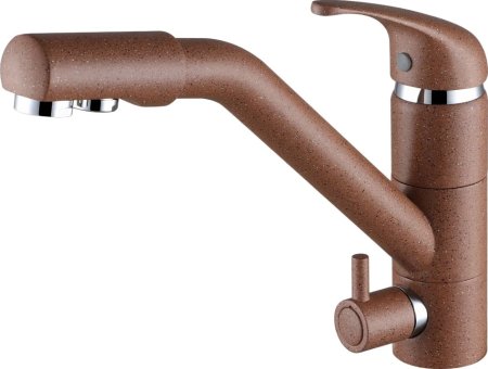 Смеситель для кухни Paulmark Hessen He213017-307, терракот 