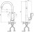 Смеситель D&K Gondolla DA1022418 для кухонной мойки 