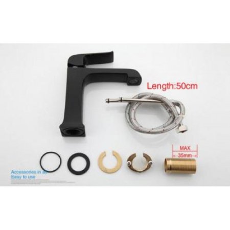 Смеситель для раковины Gappo G50 G1050 Черный матовый 